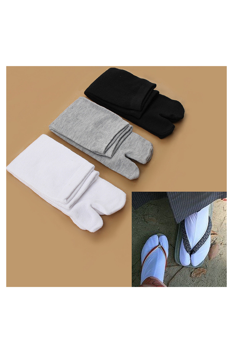 A64E 3 Pairs Japanese Kimono F - Toe Sock Split recension och pris