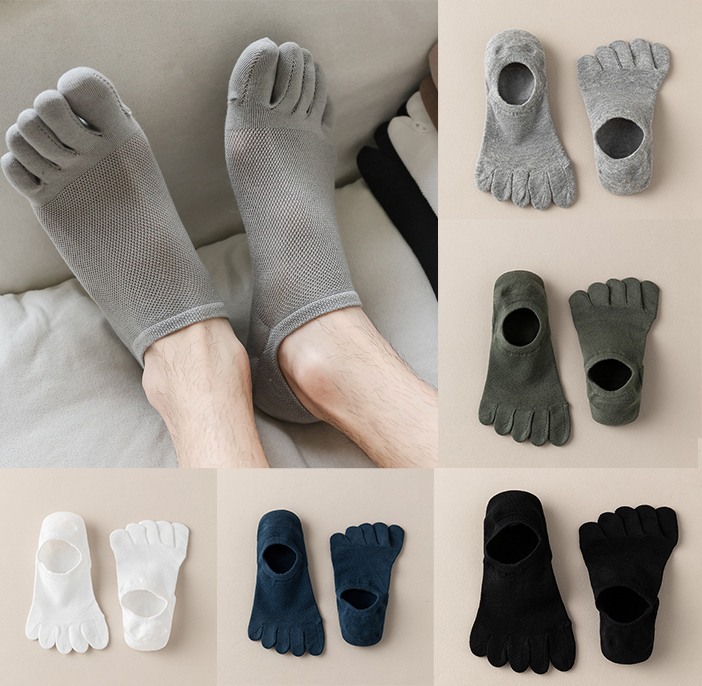 5Pairs Men's Invisible Toe Soc - Toe Sock Split recension och pris
