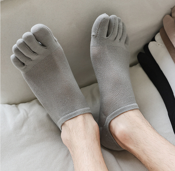 5Pairs Men's Invisible Toe Soc - Toe Sock Split recension och pris