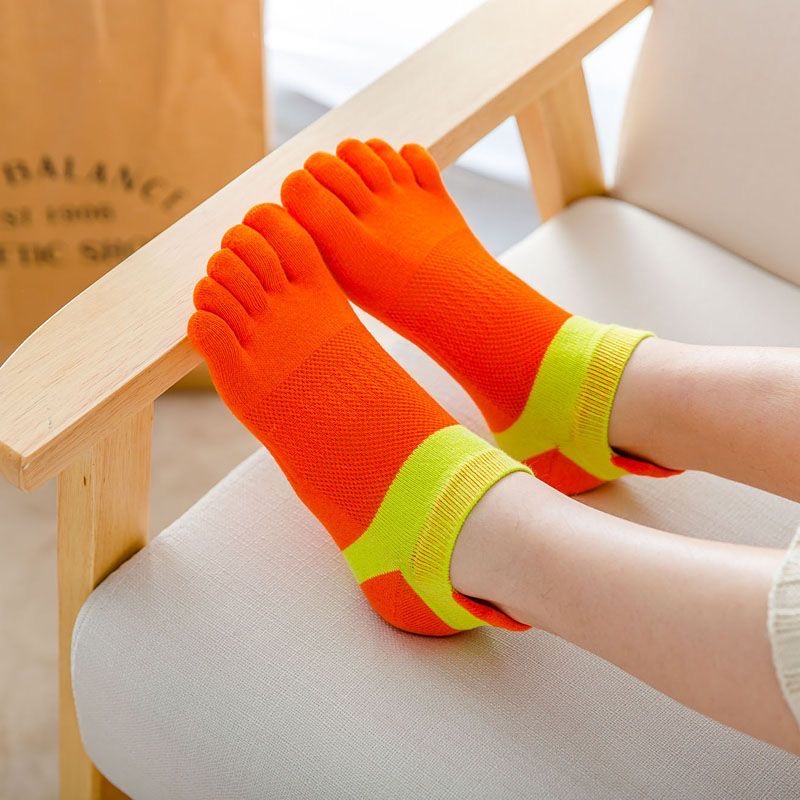 5 Pairs Women Five Toe Socks S - Ankle Sock Low Cut recension och pris
