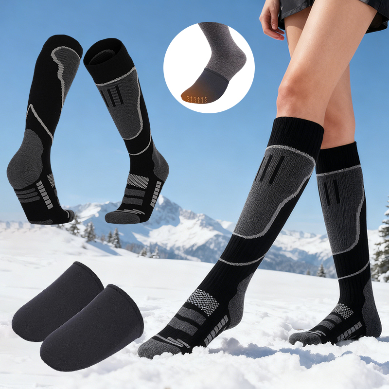 2Pair Thermal Ski Socks and Ne - Thermal Sock Winter recension och pris
